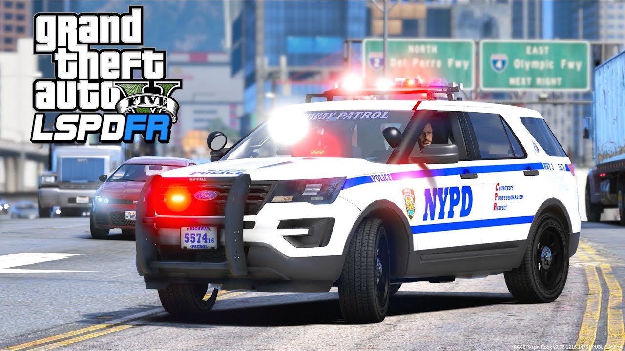 Погоня за мусоровозом дорожного патруля в GTA 5!!