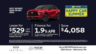 2027 INFINITI QX65 Deals | Happy Car Summer at Nucar INFINITI of Allentown