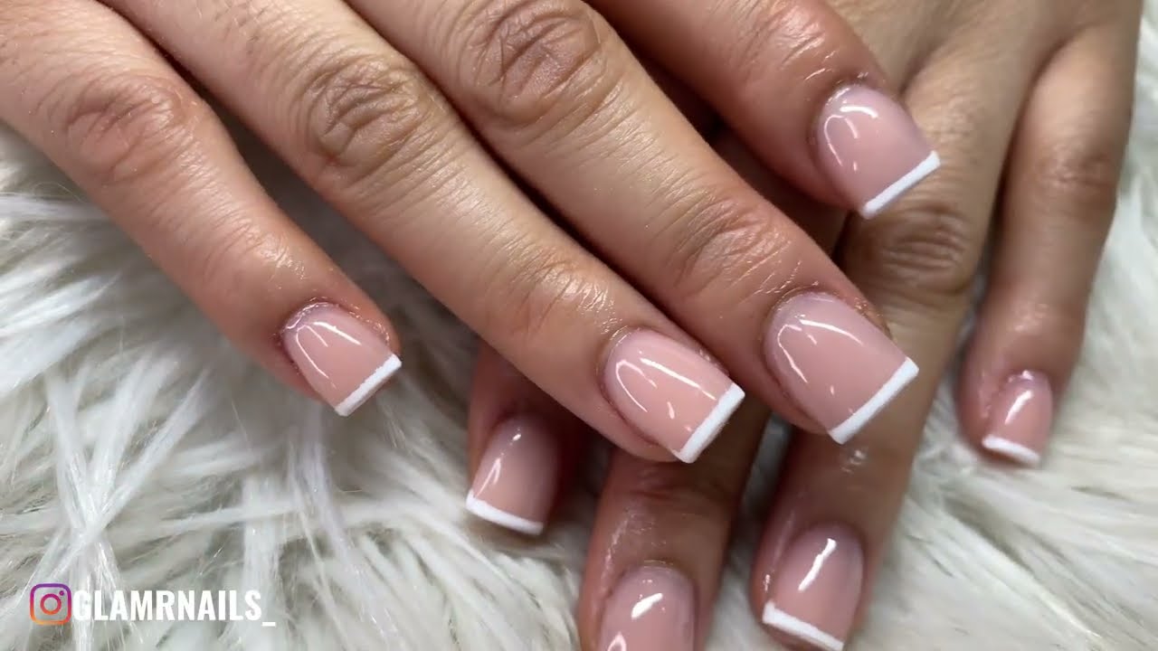2. White Tip Acrylic Nails - wide 5