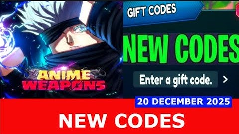 *NEW CODES* [ UPD5 ] Anime Weapons ROBLOX | December 20, 2025