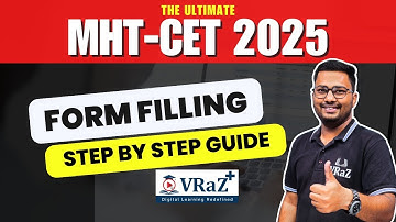 MHT-CET 2025 Form Filling | Complete Registration Process : Step by Step