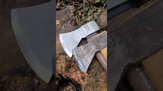 Can a Cheap Axe be a Carving Axe? Answer in the Comments ... #axe #woodcarving #woodcraft