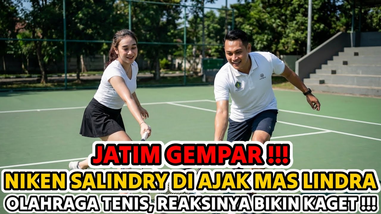 JATIM GEMPAR‼️Niken Salindri Diajak Main Tenis Mas Lindra, Reaksinya Bikin Semua Kaget!