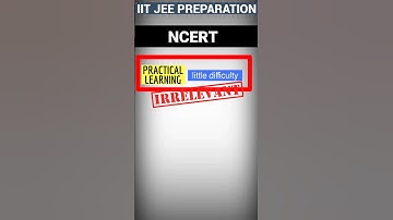 NCERT Sufficient for JEE Advanced ⁉️