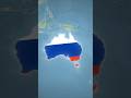 What if Australia and Russia Swapped Places? #shorts #geography #geo