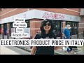 Price of Electronic products in Italy, iPhone, MacBook, Fan, Iron, Bicycles, AirPods, BMW Bike
