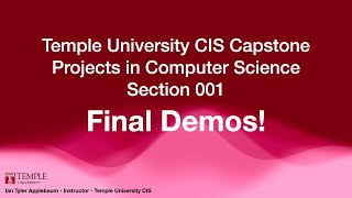 Capstone Projects in Computer Science Spring 2024 Section 001