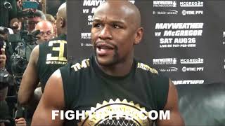 FLOYD MAYWEATHER RECALLS ERROL SPENCE SPARRING; EXPLAINS WHY HE NEED SUCH "GOOD WORK"