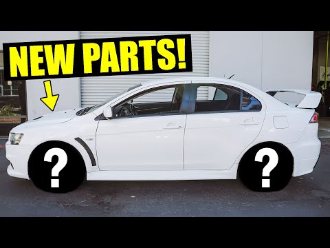 Building & Heavily Modifying a 2013 Mitsubishi Lancer EVO GSR - Part 2: EBC 2-Piece Rotors + Brakes!