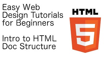 Introduction to HTML Doc Structure | Web Design Tutorials