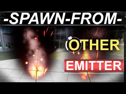 Unreal5 Niagra VFX: Spawning Particles FROM Another Emitter -