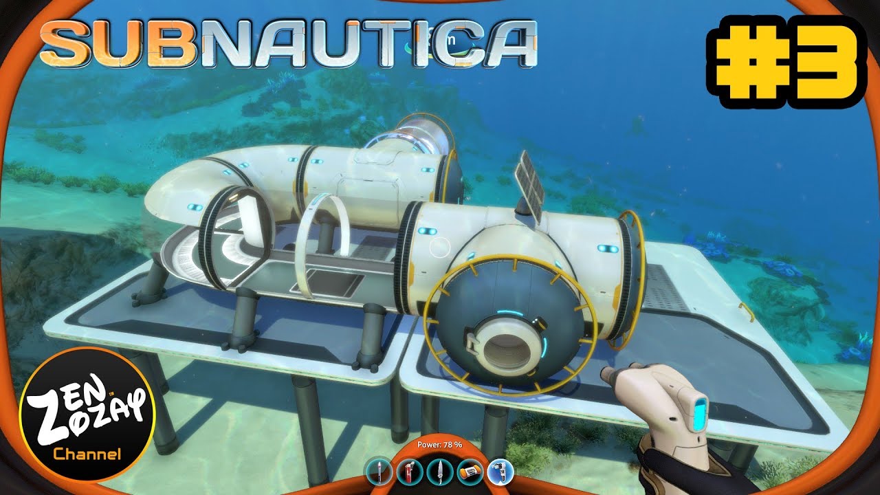 subnautica สร้างบ้าน  2022  เริ่มต้นสร้างบ้านใต้ทะเลหลังแรก - Subnautica #3