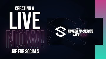 PS/AE Tutorial: Creating "Live Now" Stream GIF For Social Media
