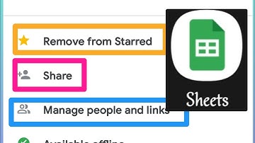 Google Sheets T2| Starred | Recent files | Share via email or Link |Android Phone | Tutorial | Hindi