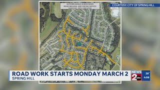 Paving project in Spring Hill set to begin in March