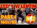 Lydia Valentin Part 4/5 (160kg Back Squat Double) - 2017 WWC [4k 60]