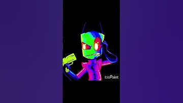 Zim redraw 🔫  //  #invaderzim #speedpaint #ibispaintx