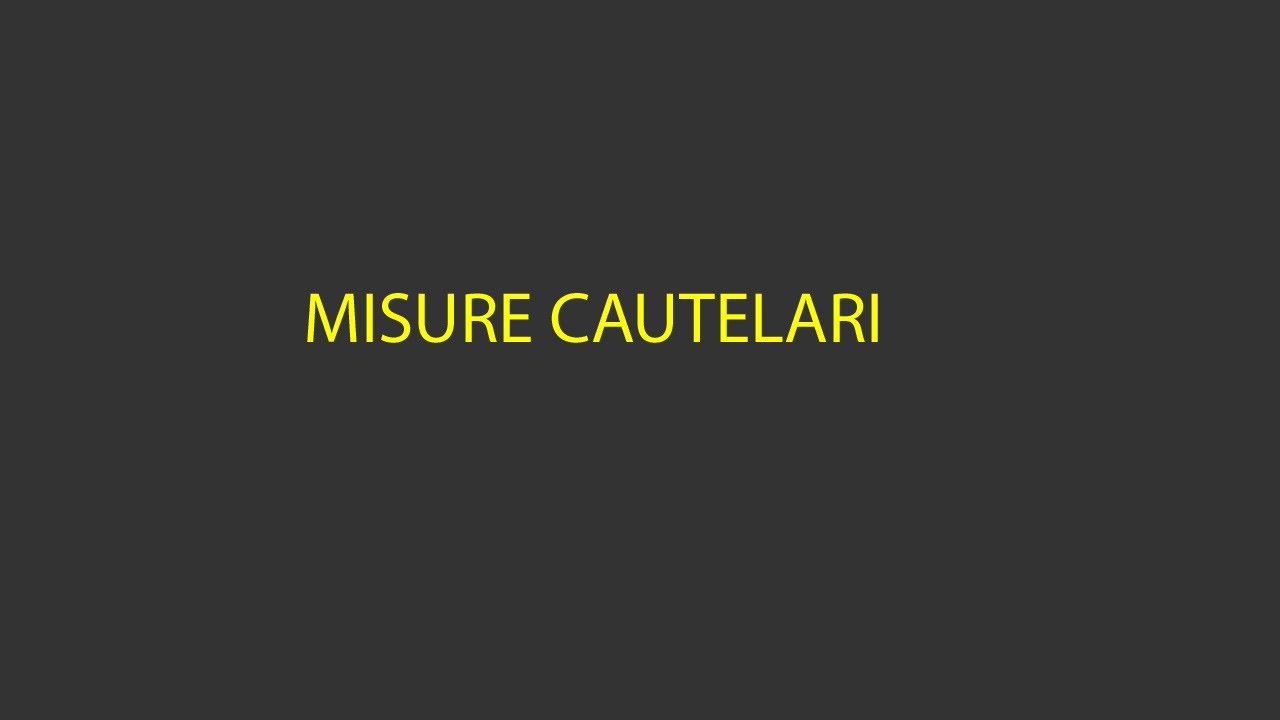 Misure cautelari