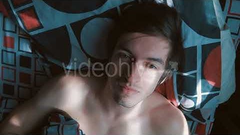 Young Man Wakes Up in the Morning | Stock Footage - Videohive