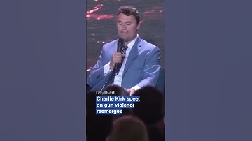 Charlie Kirk speech on gun violence reemerges
