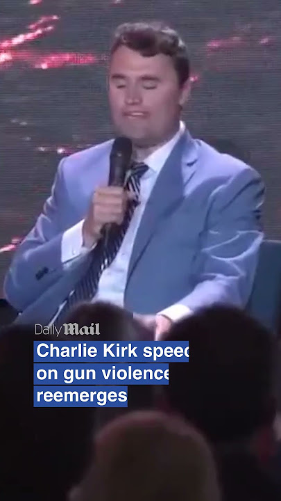 Charlie Kirk speech on gun violence reemerges