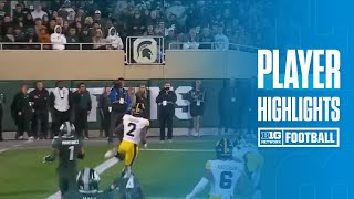 Kaleb Johnson Highlights vs. Michigan State | Iowa Football | 10/19/2024