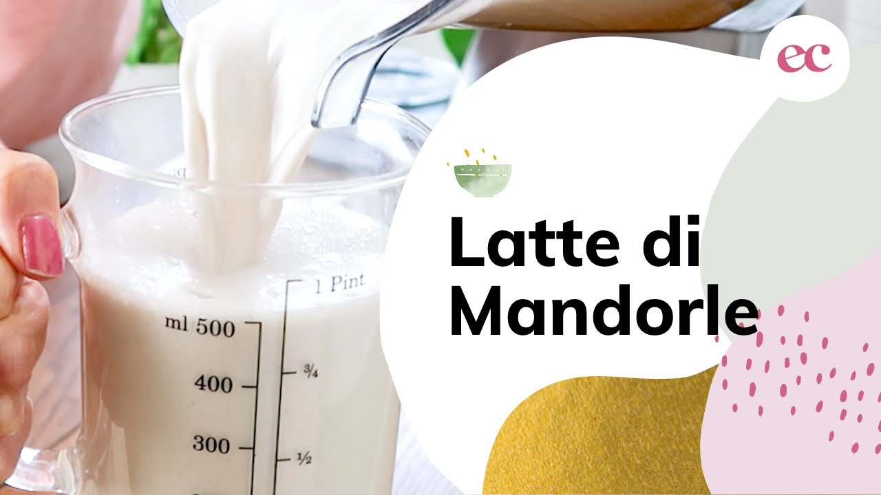 Come Fare il LATTE DI MANDORLE Fatto in Casa + BONUS! | Latte Vegan, Senza Glutine e Senza Zucchero
