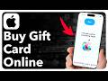 How To Buy Apple Gift Card Online