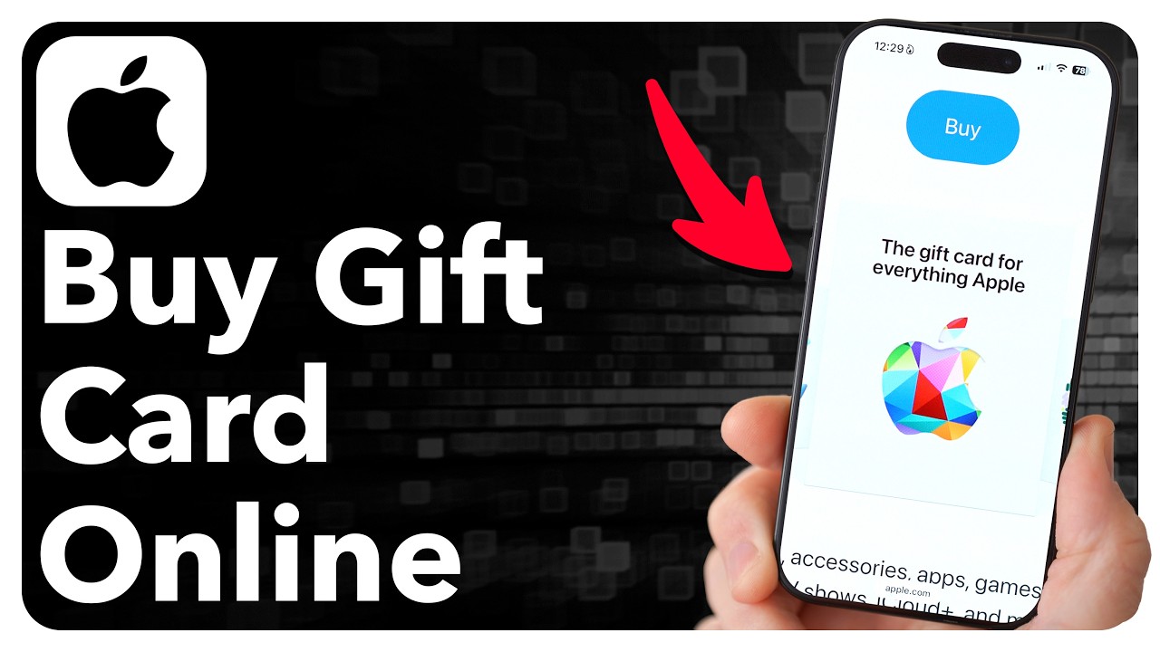 How To Buy Apple Gift Card Online - YouTube