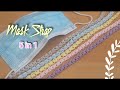 How to Crochet Mask Strap |Mask Chain | Mask Holder [Subtitles Available] @Dolly Craft