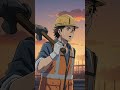 Steel & Dust — A Construction Worker's Song (Anime MV) 🏗️ #Shorts #AnimeMV #Atmospheric #LofiVibes