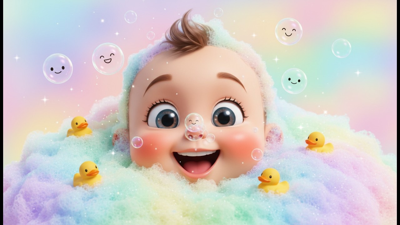 Пузырьки в ванне 🛁🫧🧼 | Мультфильм для детей и весёлое купание