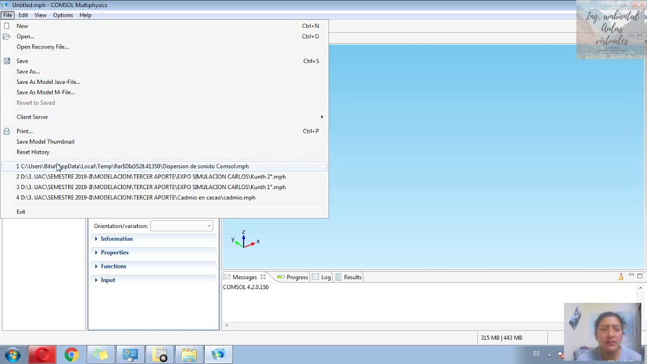 Tutorial N°1: Tutorial herramientas básicas de Comsol Multiphysics ...