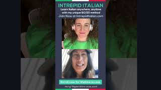 JOIN INTREPID ITALIAN 🚀🇮🇹 Registrations NOW OPEN 🔗IntrepidItalian.com (Sheila&#39;s Testimonial)