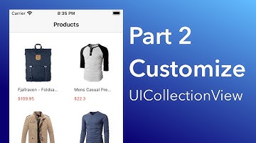 UICollectionView Part 2 - Customizing the UICollectionViewCell and asynchronously download an image