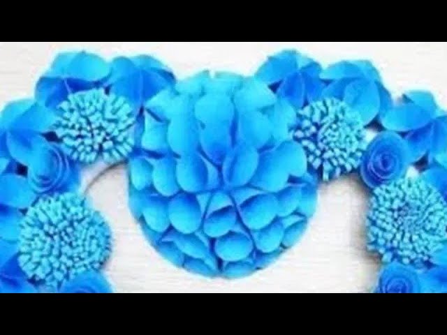 beautiful wall decor ideas   wall hanging craft ideas   wallmate   craft ideas with paper #shorts