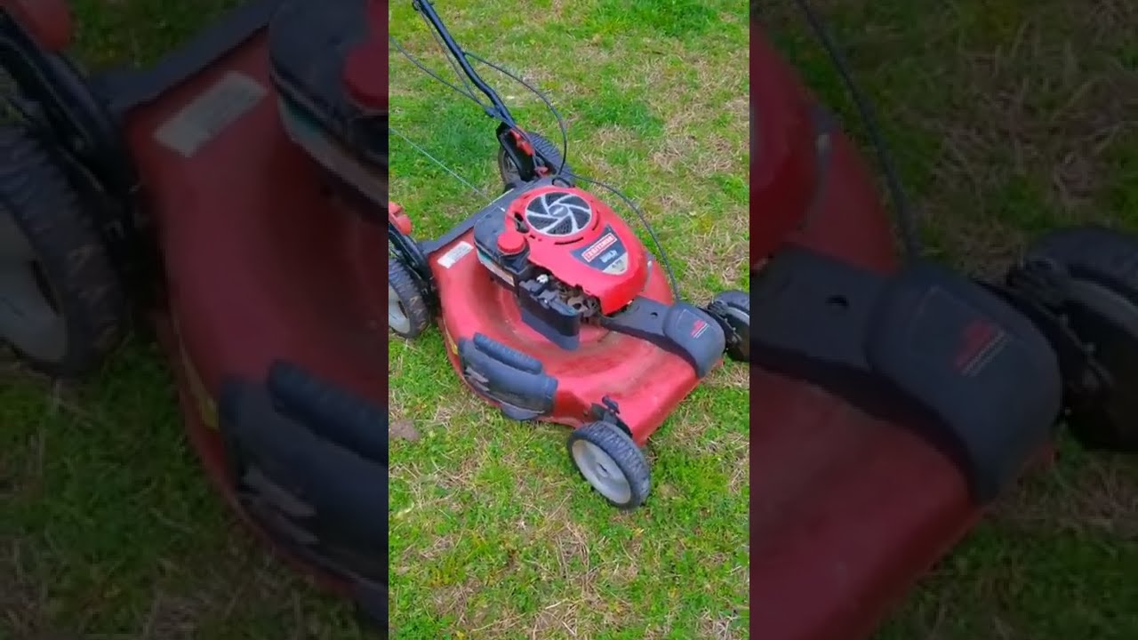 Repairing a neglected professional lawnmower