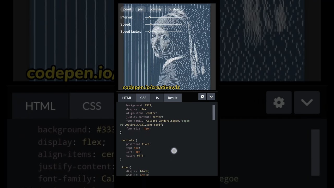 Create Image Particle effect in Javascript| html5 canvas #shorts #javascript #developer #coding