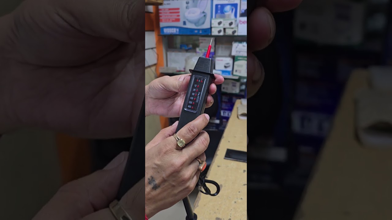 AC DC VOLTAGE TESTER FROM DIY STORE