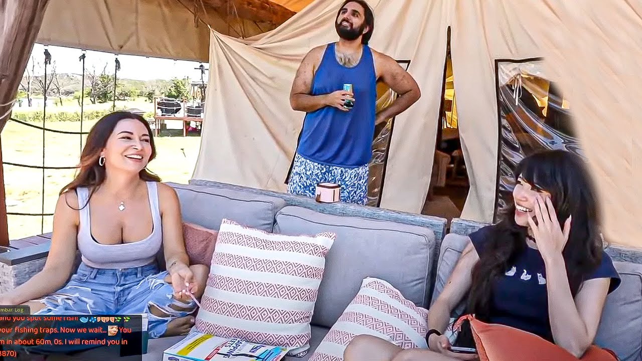 Esfand Joins Emiru and Maya for their Camping Stream Day 2 | Esfand Live 8/10/2025