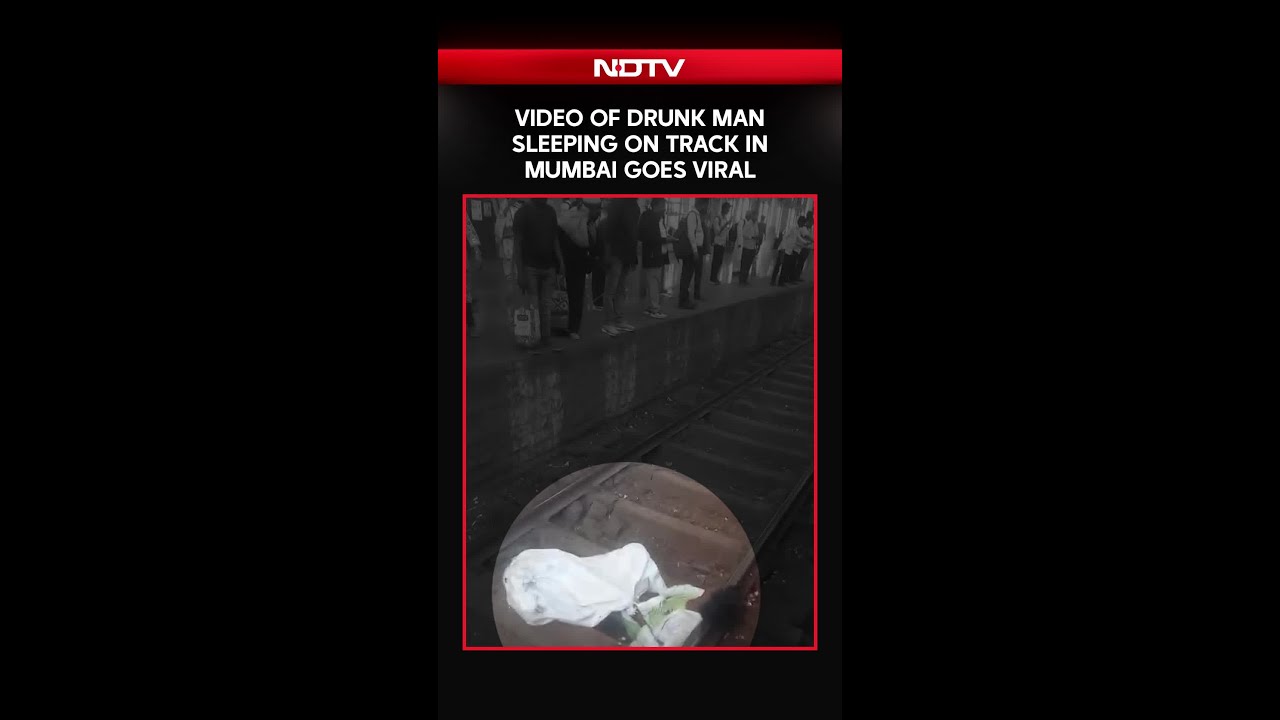 On Camera, Train Stops Just In Time As Drunk Teen Sleeps On Tracks