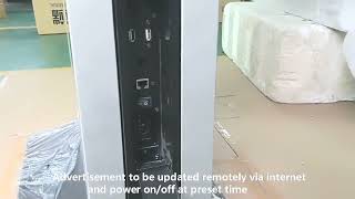 55 Inch Double Sided Android Wifi Digital Signage Kiosk