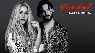 Shakira,  Maluma  -  Clandestino  (Bass boosted HD) Resimi