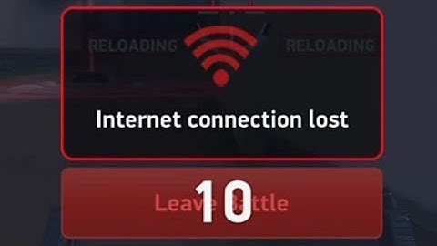 internet connection lost, Mech arena