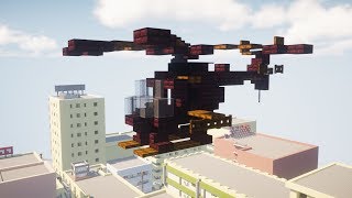 Minecraft MH-6 Little Bird Helicopter Tutorial