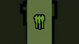 How to build a Monster Logo pixel art in Minecraft 1.21.11