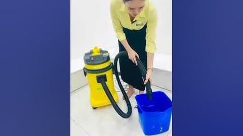 Máy hút bụi công nghiệp Thùng Nhựa Hiclean model HC30P