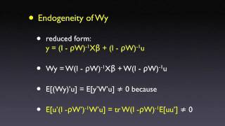 Spatial Two Stage Least Squares I