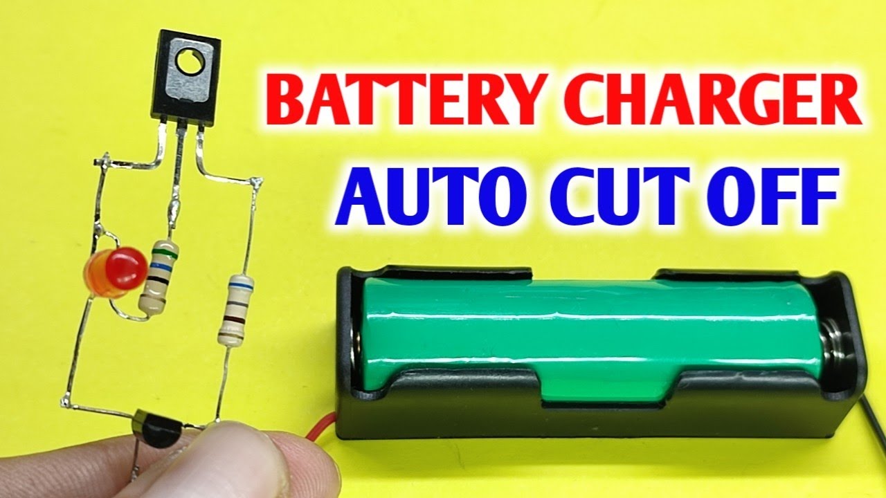 LITHIUM-ION BATTERY CHARGER CIRCUIT AUTOMATIC CUT OFF
