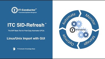 SID-Refresh (SAP ABAP PCA) - Linux/Unix Import with GUI (v1.4)